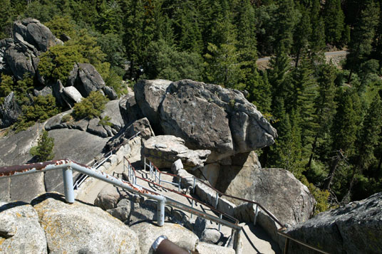 Near the top of Moro Rock