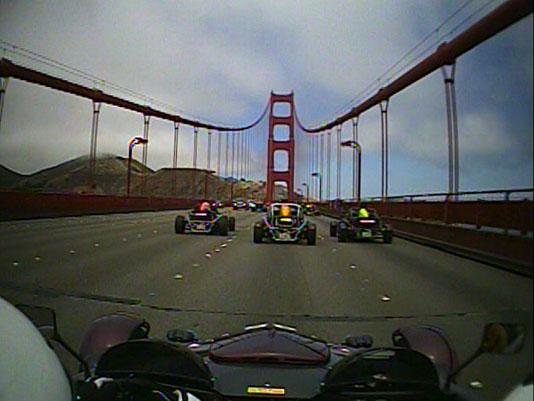 Atoms on the Golden Gate Bridge