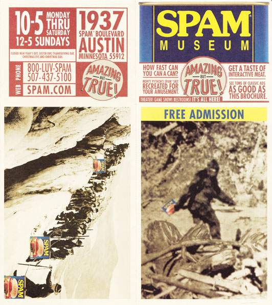 Spam Museum Brochure